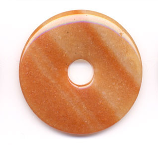 35MM DONUT RED AVENTURINE